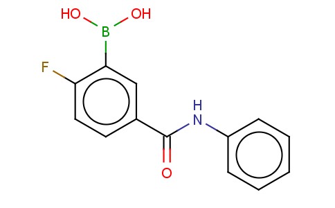 2-FLUORO-5-(PHENYLCARBAMOYL)BENZENEBORONIC ACID